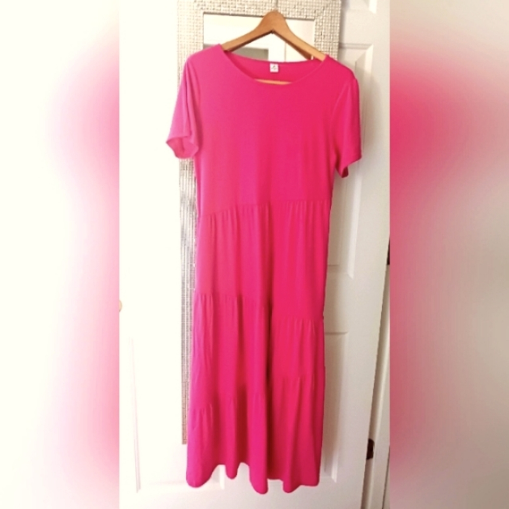 Bright Pink Maxi